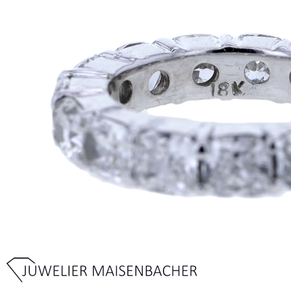 Klassischer Memoire-Ring mit Diamanten Gold – Bild 4