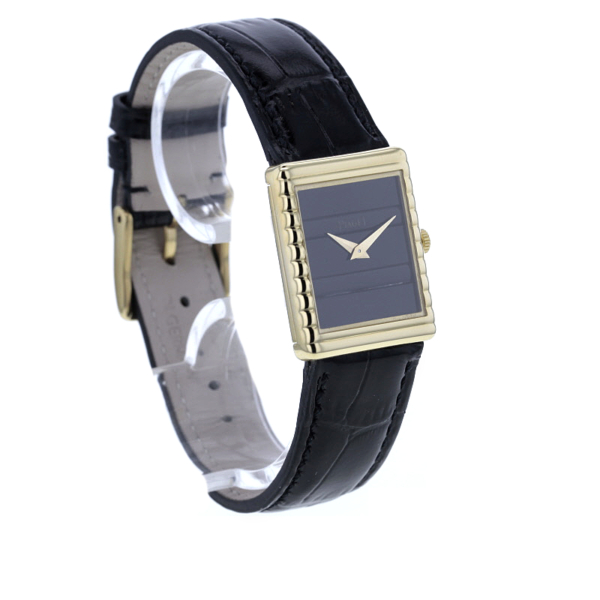 Piaget Polo Damenuhr Gelbgold 750/- Onyx-Zifferblatt – Bild 4