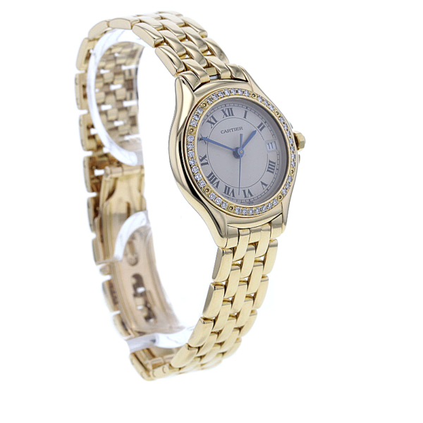 Cartier Cougar Gelbgold 750/- 41 Diamanten – Bild 4