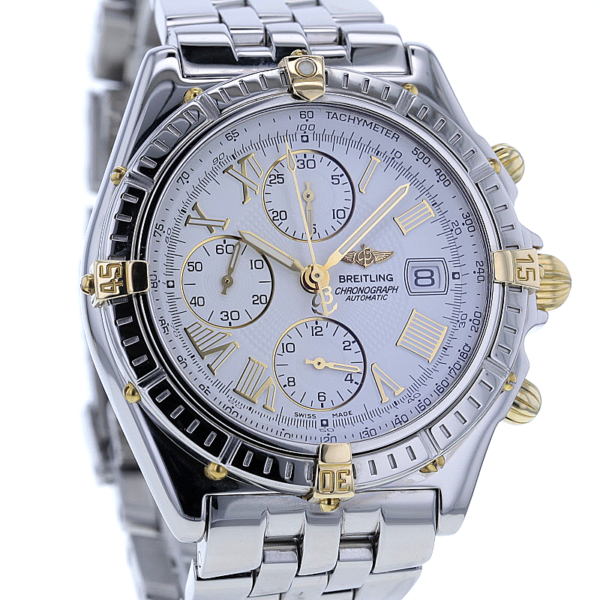 Breitling Windrider Crosswind B13055 Stahl/Goldreiter