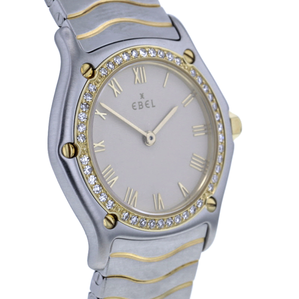 Ebel Classic Wave Stahl/Gold 45 Diamanten – Bild 3