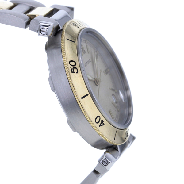 Cartier Pasha Automatic, Stahl/Gold, Ref. 1034 – Bild 5