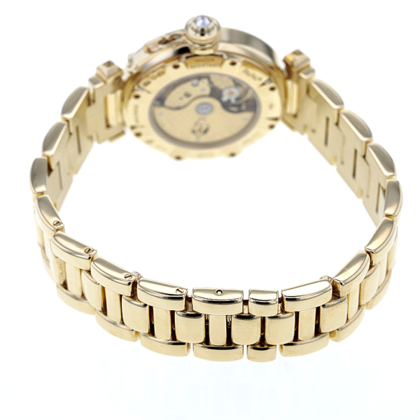 Cartier Pasha Ref. 2519 Gelbgold 750/- 41 Brillanten 32mm – Bild 8