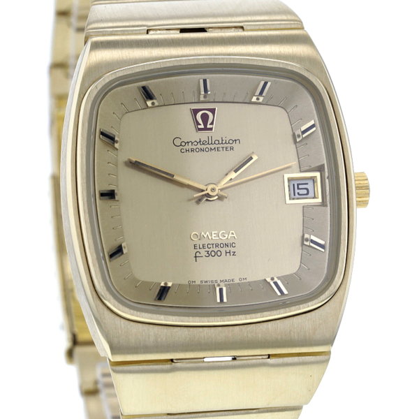 Omega Constellation Chronometer Elektronic f300Hz in 18 Karat Gelbgold - Rarität