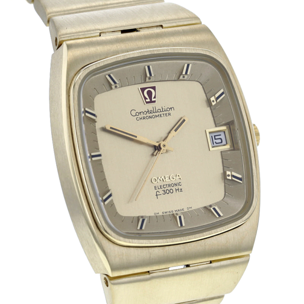 Omega Constellation Chronometer Elektronic f300Hz in 18 Karat Gelbgold - Rarität – Bild 3