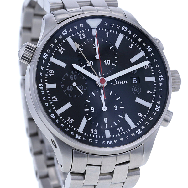 Sinn 900 Flieger Automatik, Edelstahl tegimentiert, Argon-Gas, Kupfersulfatkapsel, Magnetfeldschutz, WD