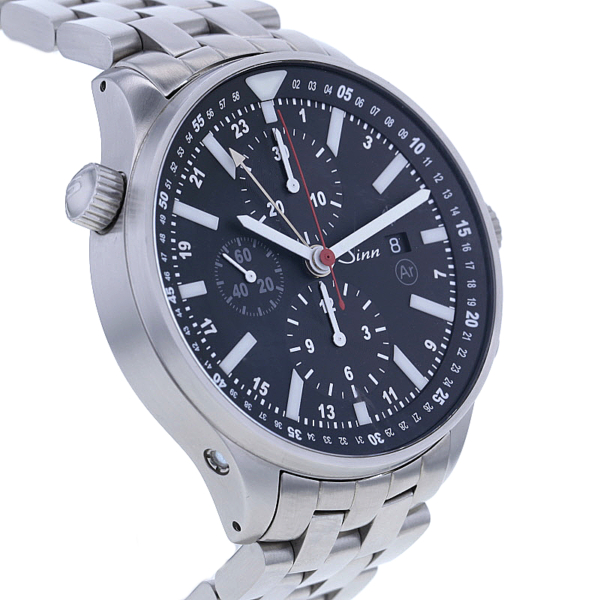 Sinn 900 Flieger Automatik, Edelstahl tegimentiert, Argon-Gas, Kupfersulfatkapsel, Magnetfeldschutz, WD – Bild 3