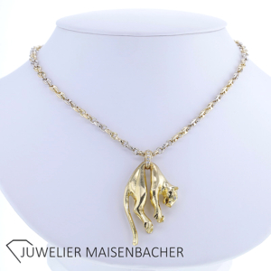 Cartier Kette mit Cartier Panther in 750er Gold