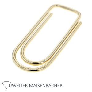 Geldscheinklammer in 750er Gelbgold