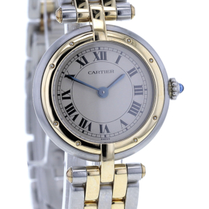 Cartier Panthère Cougar Damenuhr, zwei Streifen Gold