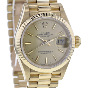 Rolex Lady-Datejust Ref. 69178 Gelbgold 750/- Box u. Papiere
