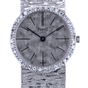 Piaget Damenuhr Weißgold 750/- mit 36 Diamanten besetzt, Handaufzug cal. 9P