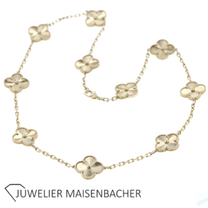 Van Cleef & Arpels Alhambra Kette in 750er Gelbgold