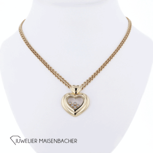 Chopard Happy Diamonds Icons Herz Kette aus 750er Gelbgold